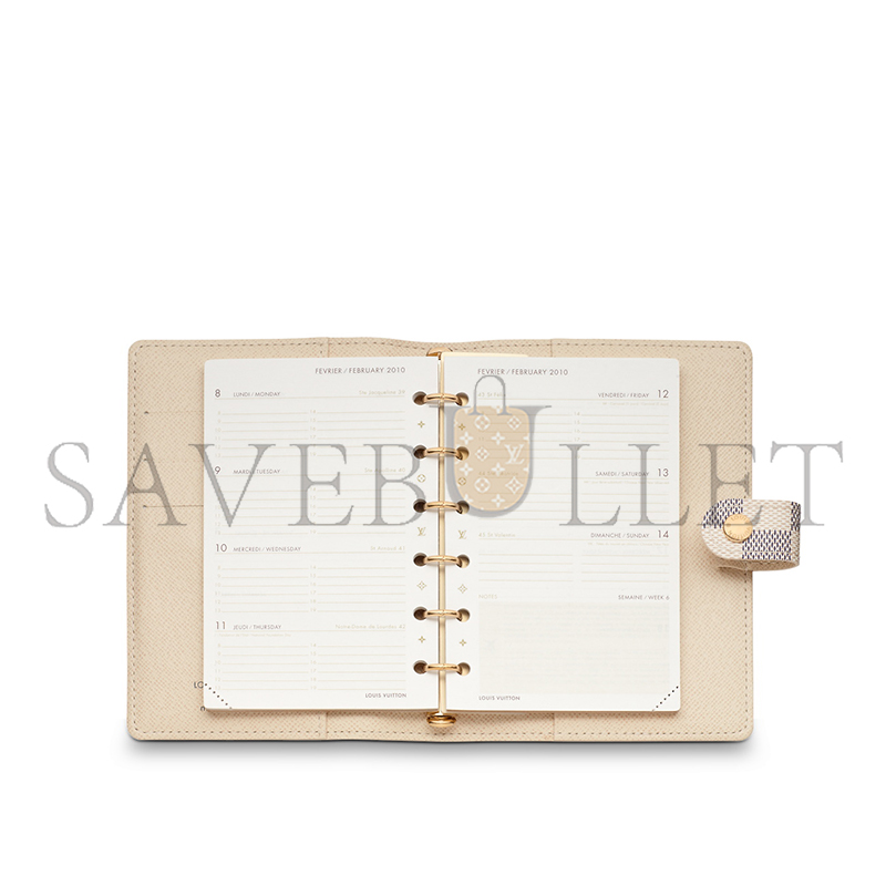 LOUIS VUITTON SMALL RING AGENDA COVER R20706 (14.5*10*2cm)